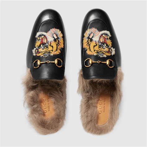 gucci caramel princetown slippers|Gucci princetown slipper sale.